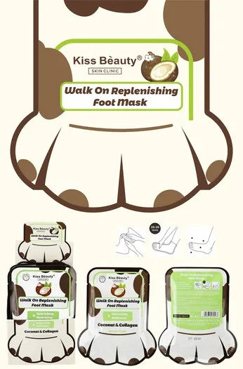 Mascarilla para Pies Reparadora con Coco y Colágeno
