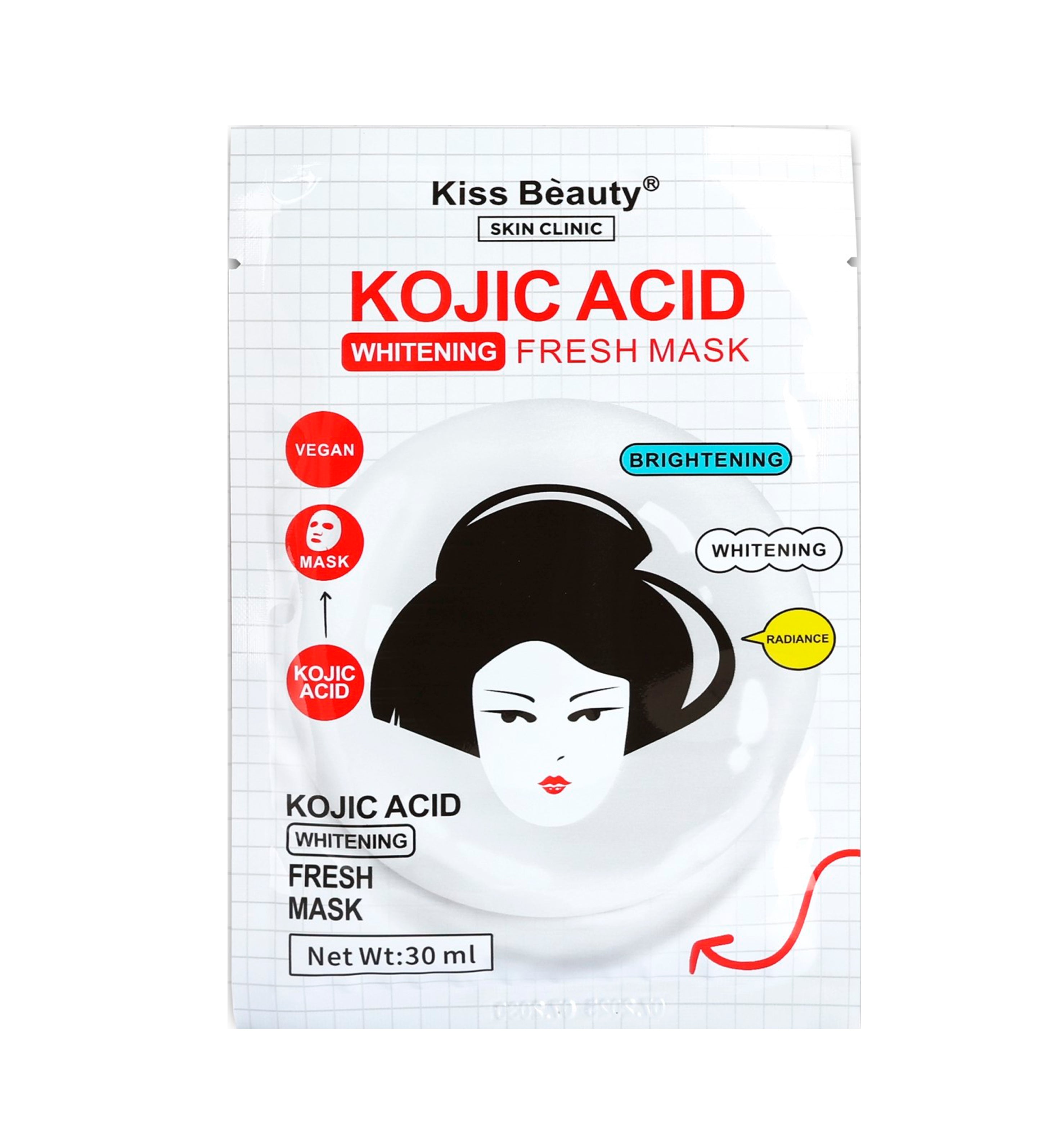 Mascarilla Blanqueadora Fresca con Ácido Kójico