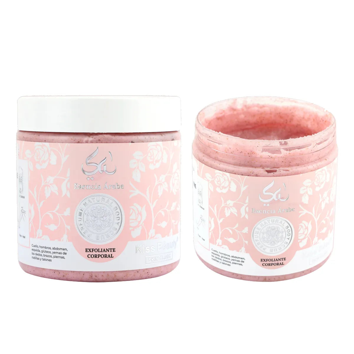 Esencia Árabe Exfoliante Corporal. Ambientado en Perfume Yara.