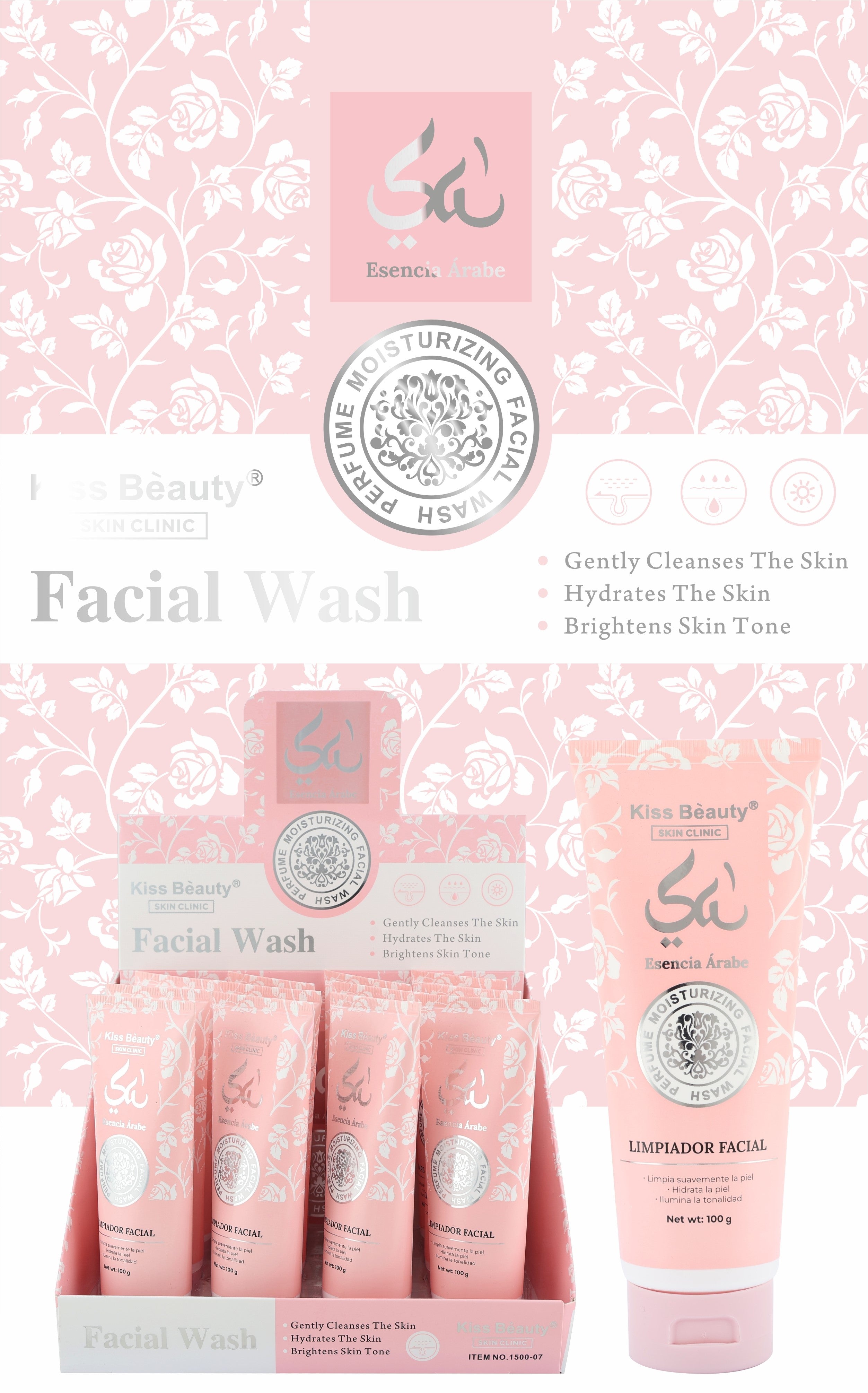Esencia Árabe Limpiador Facial. Ambientado en Perfume Yara.