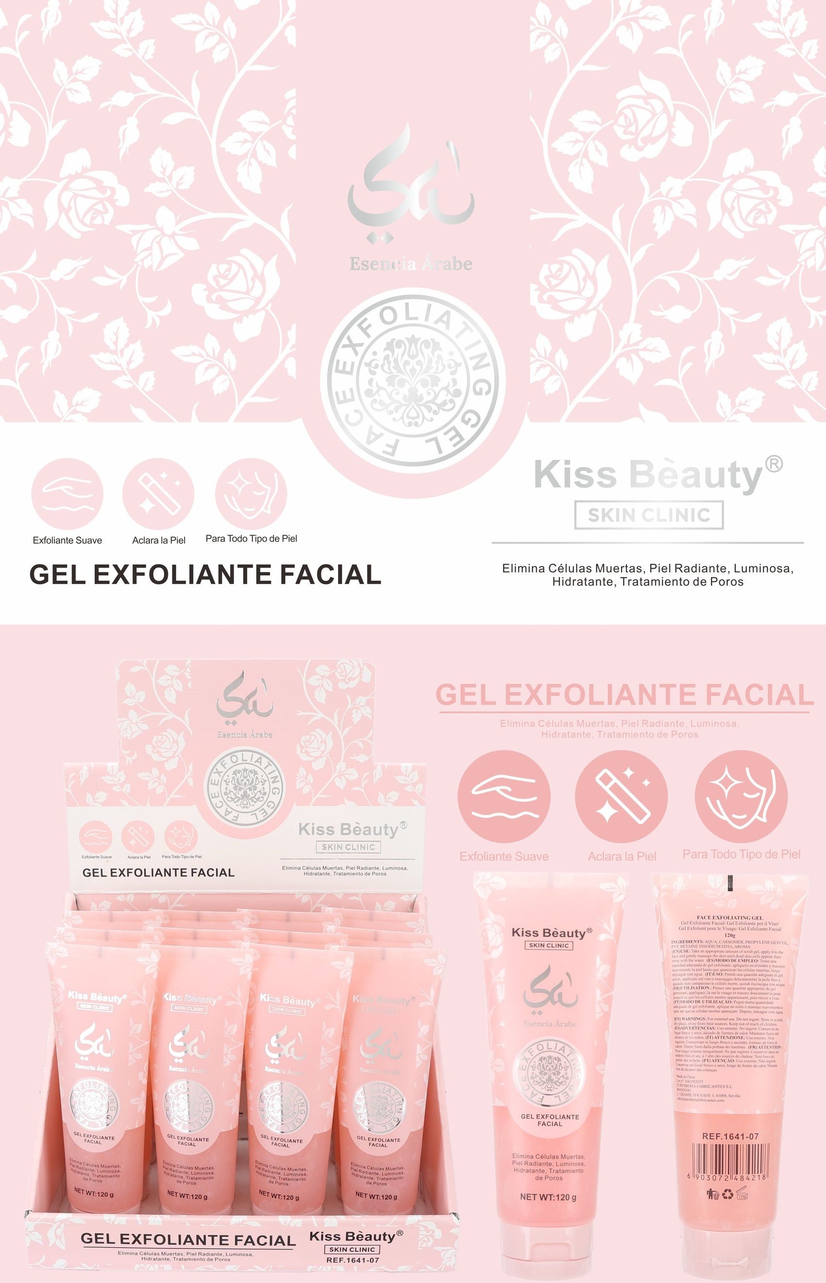 Gel Exfoliante Facial Esencia Árabe. Ambientado en Perfume Yara.