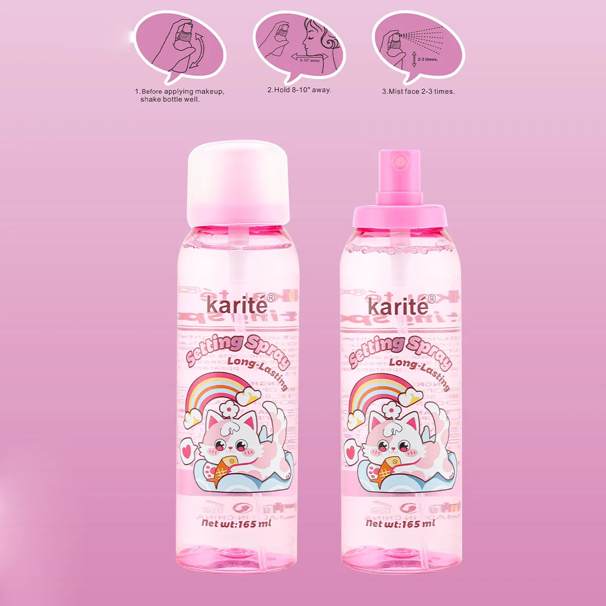 Spray Fijador de Maquillaje Larga Duración MIAU
