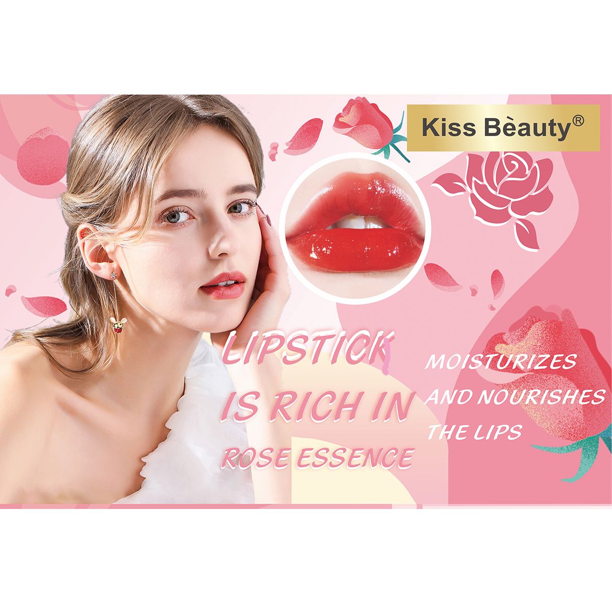 Barra Labial Mágico, Cambia de Color según PH, Hidratante a Larga Duración.