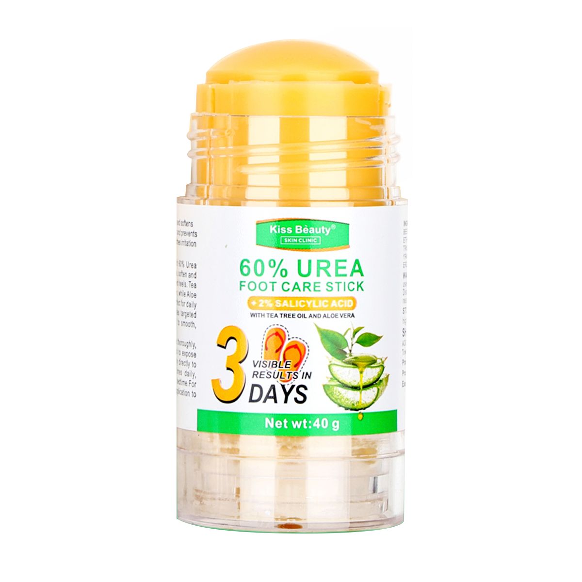 Barra Stick para Tratamiento de Sequedad y Nutre Pies, con Urea y Ácido Salicílico.