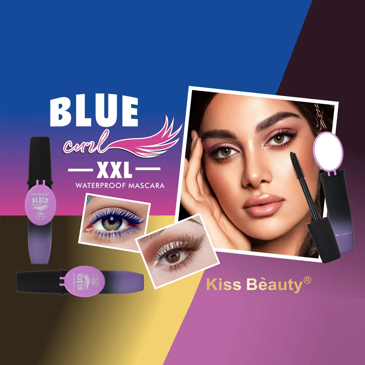 Máscara de Pestaña Impermeable Curvatura XXL