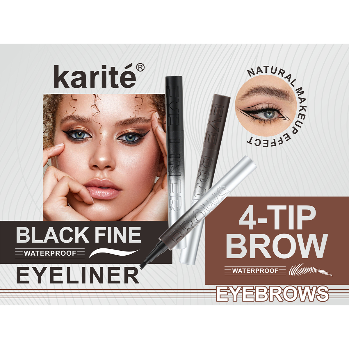 Eyeliner&Eyebrows 2 in 1