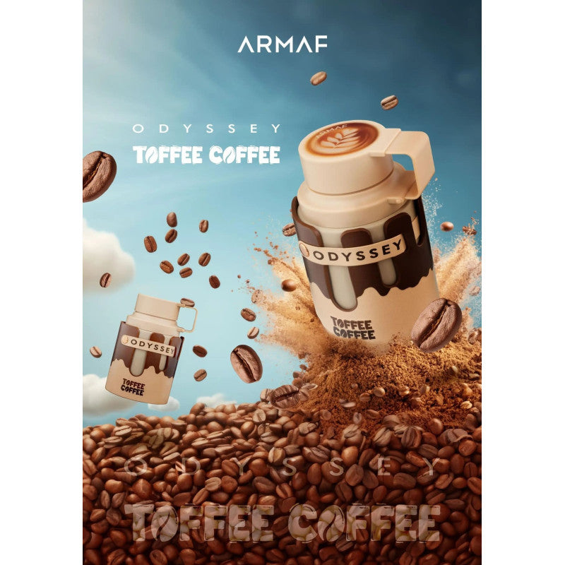 Eau de Parfum Odyssey Toffe Coffe 100 ml, Perfume Árabe de Larga Duración para Hombre y Mujer