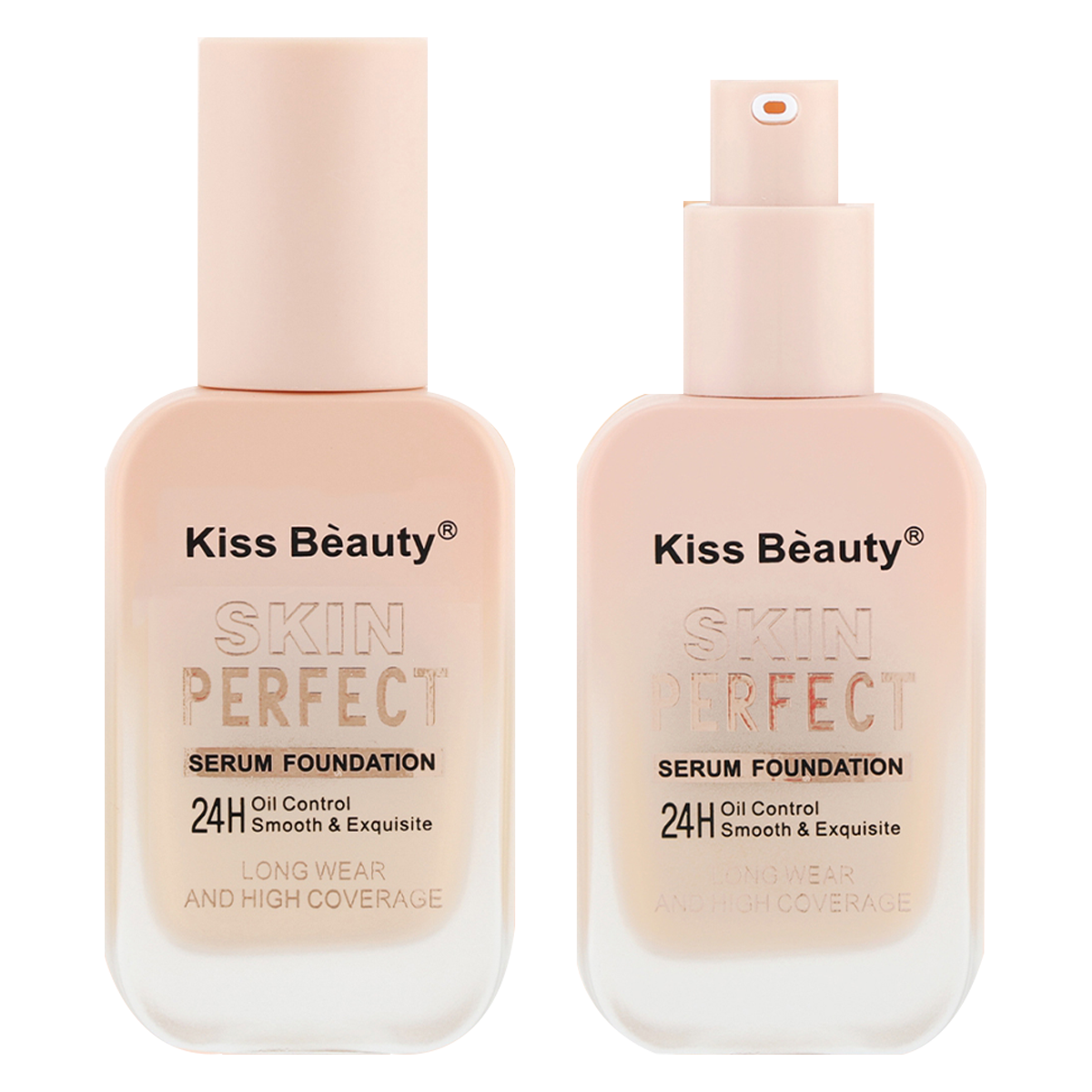 Base de Maquillaje, Fondo de Maquillaje Waterproof, Foundation con Ácido Hialurónico