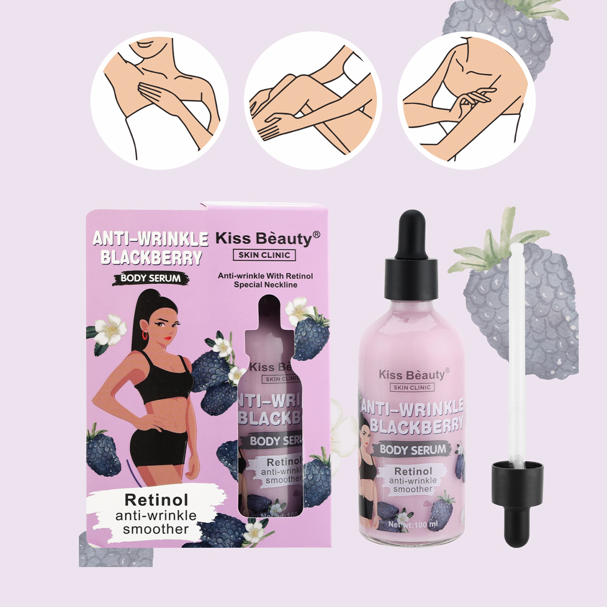 Sérum Corporal Vitamina C, Retinol o Ácido Hialurónico