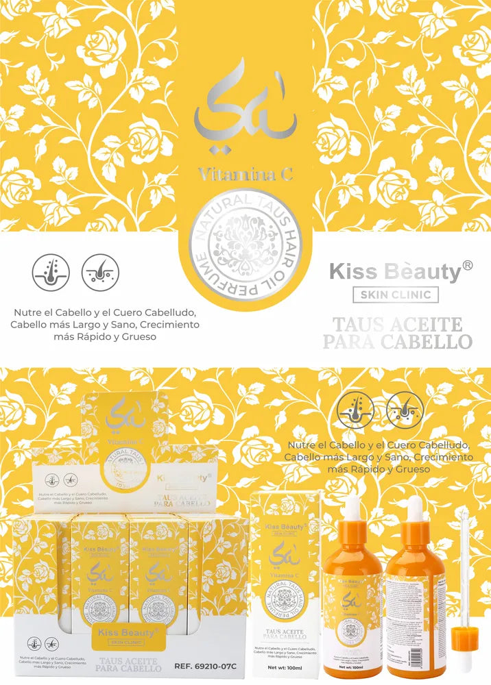 Esencia Árabe Aceite para Cabellos con Vitamina C , Fragancia Árabe. Ambientado en Perfume Yara Tous.