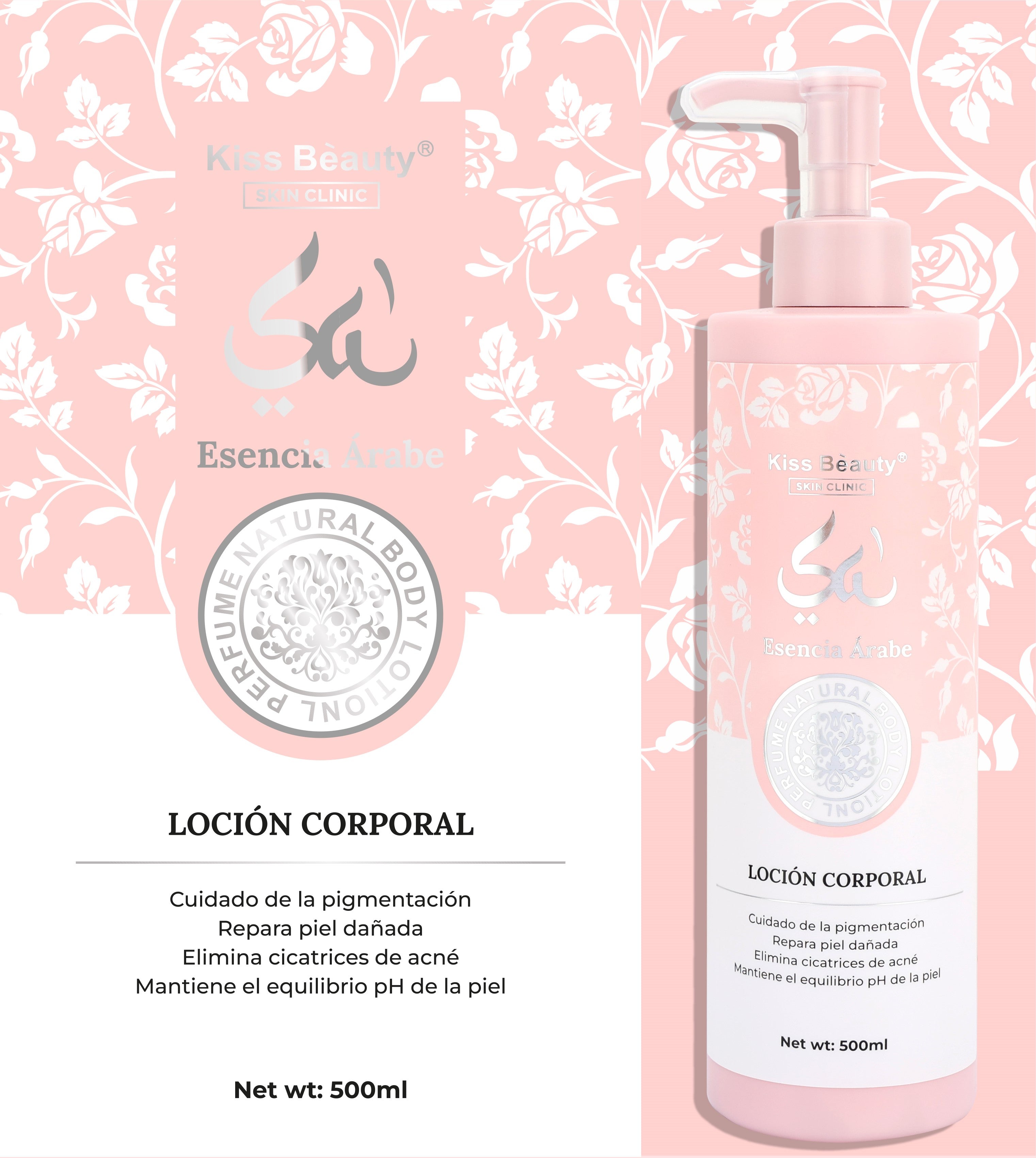 Esencia Árabe Loción Corporal. Ambientado en Perfume Yara.