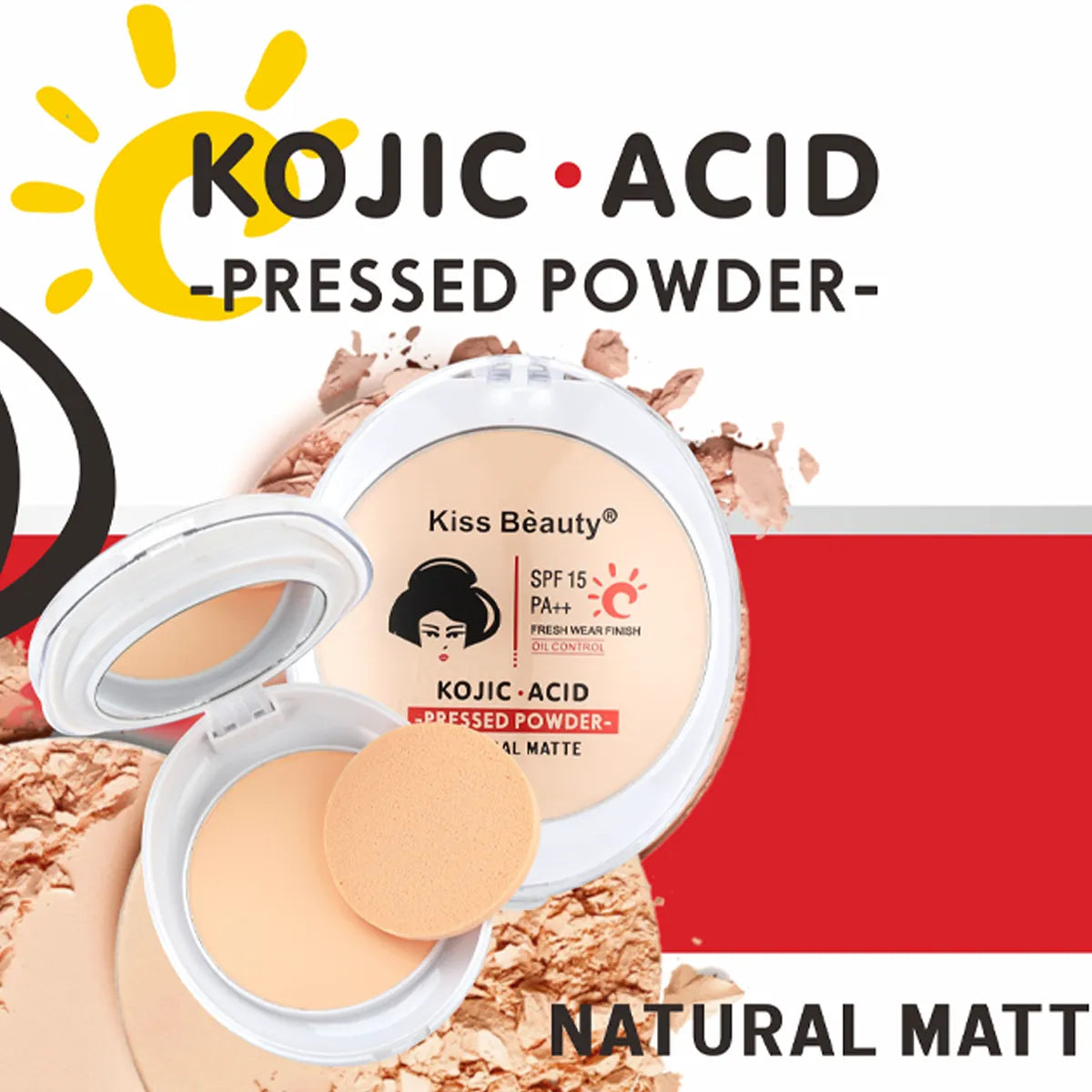 Polvo Compacto Kojic Acid