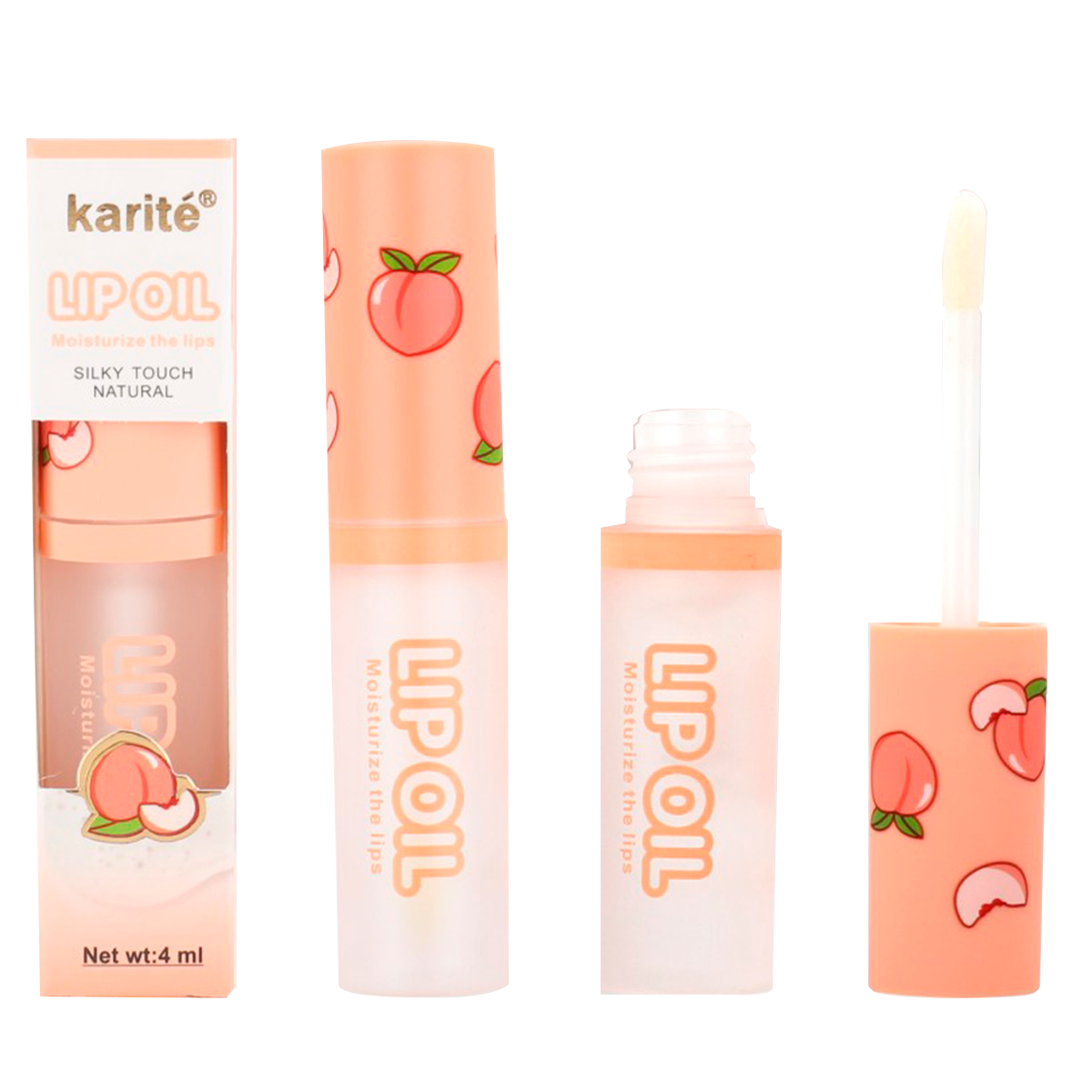 Aceite Labial Lip Oil con Agradables Olores Melocotón/ Sandía/ Aloe Vera