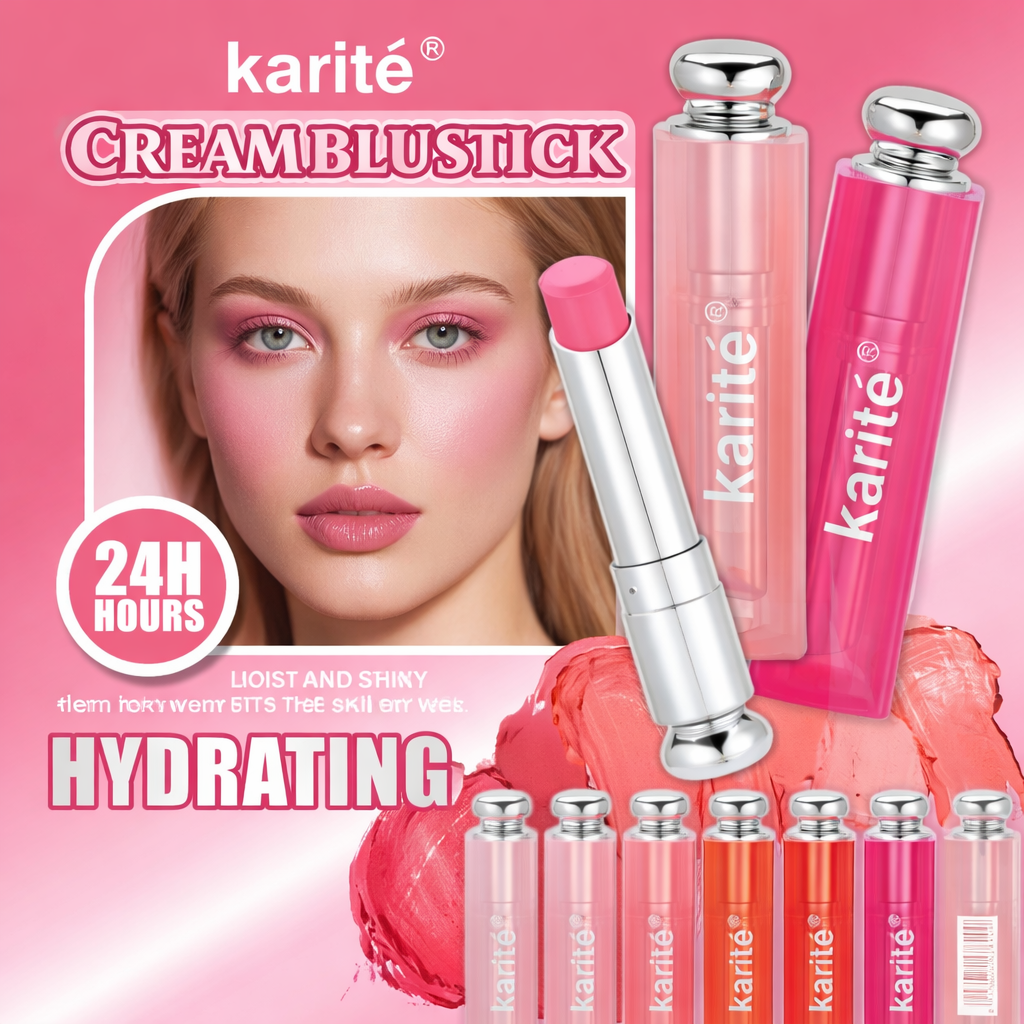 Colorete en Barra Hidratante – Cream Blush Stick de Larga Duración, Textura Cremosa y Acabado Natural (3 g)