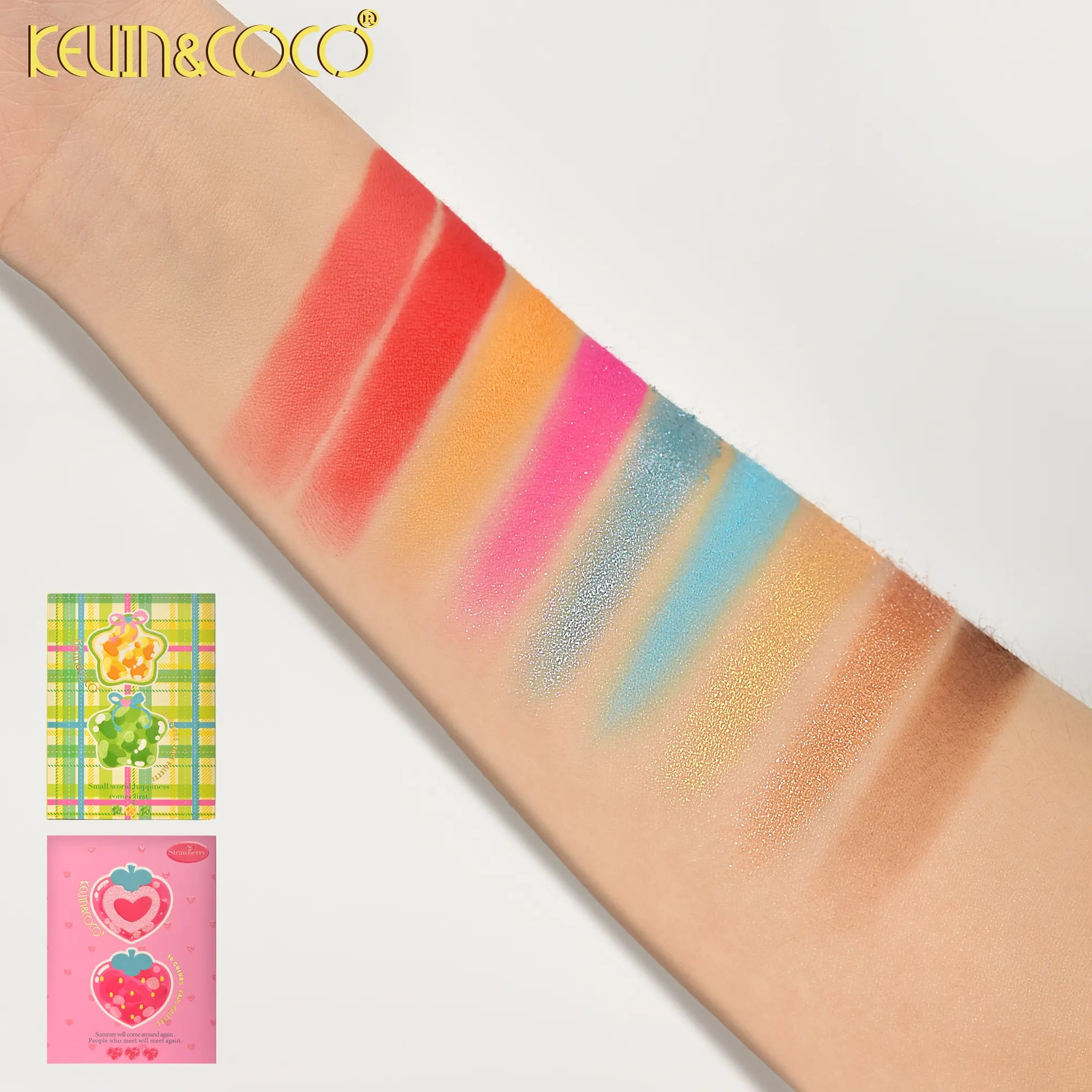 Paleta de 10 Colores Frescos de Lima y Limón