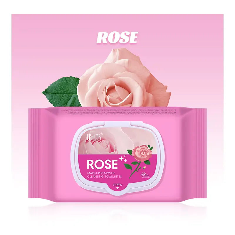 Toallitas Desmaquillantes 30 Unidades/ Caja Rosa