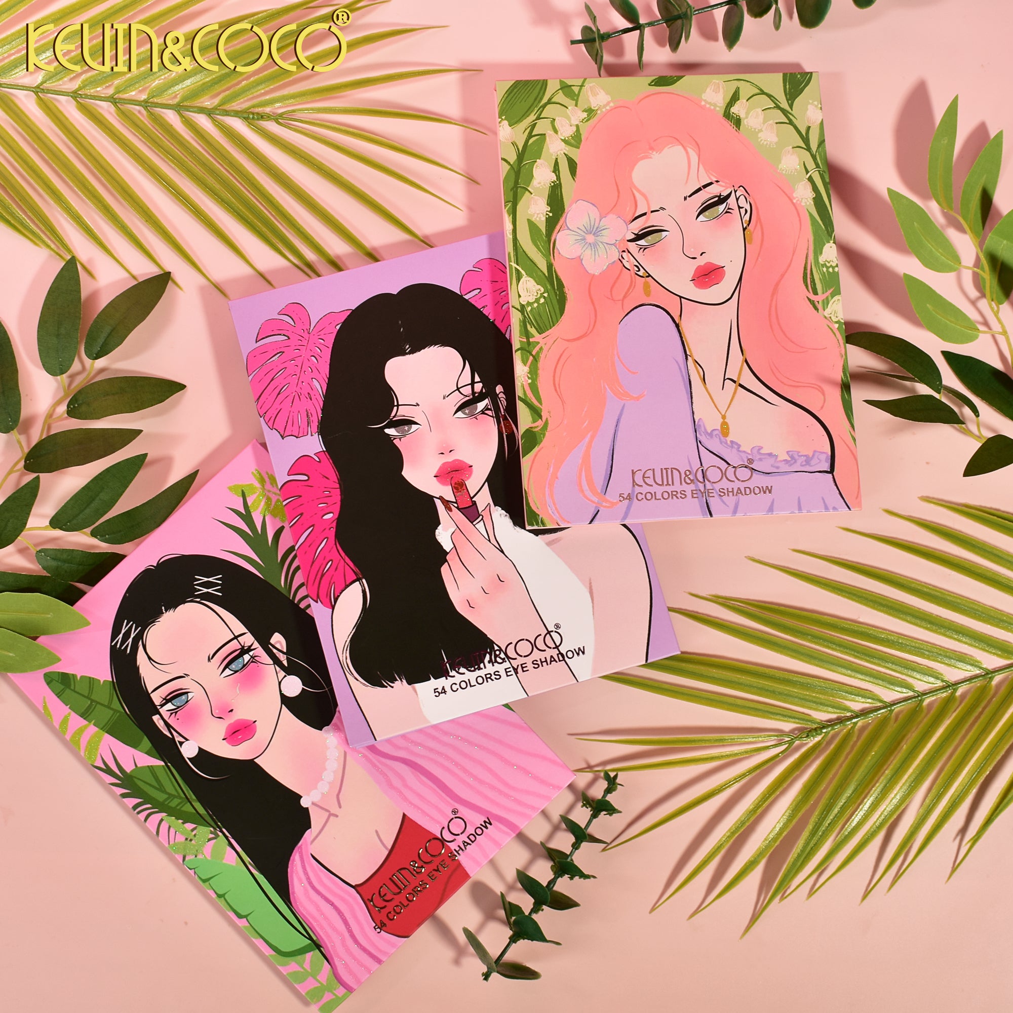 Paleta de Sombra de Ojos de 54 Colores