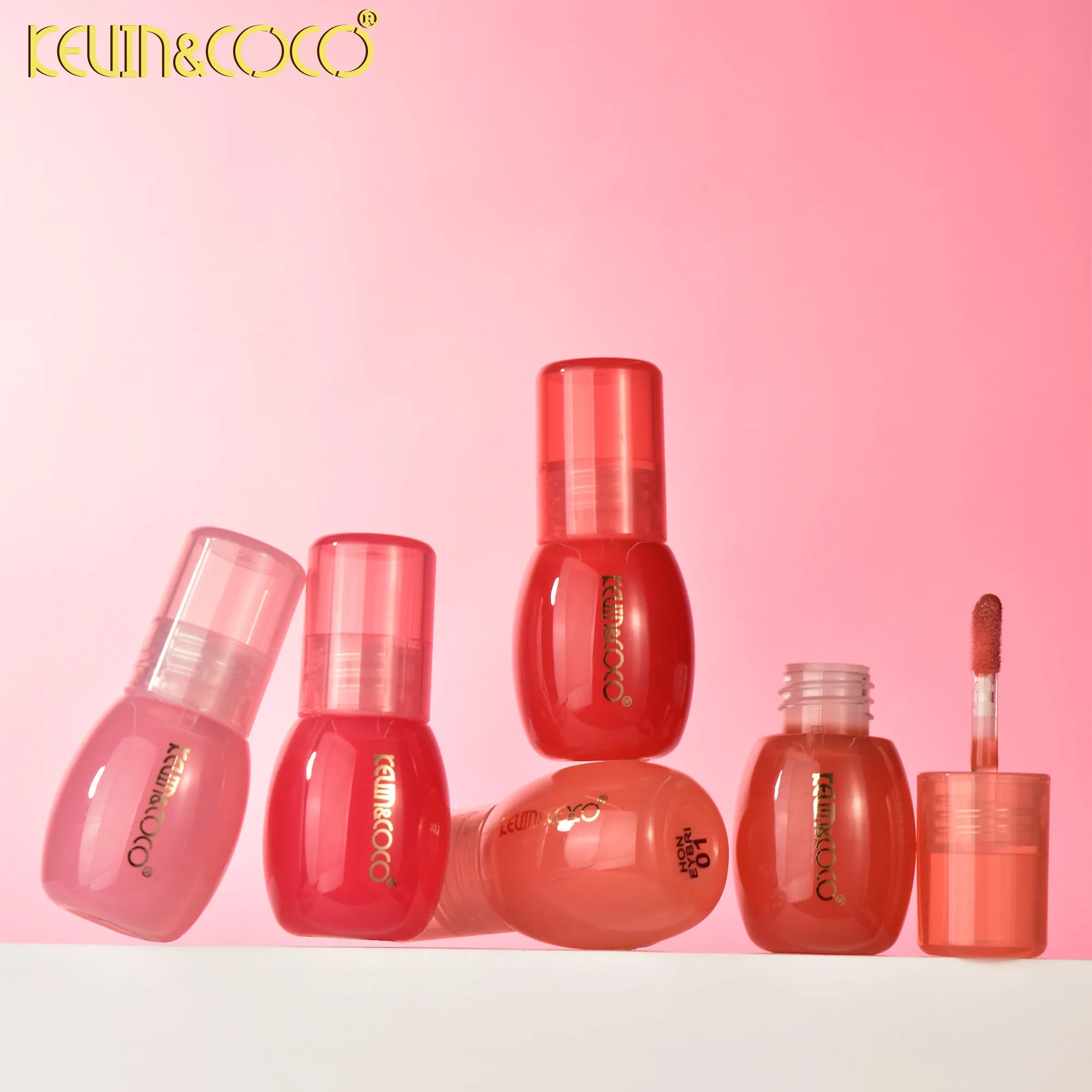 Set 4 Brillos Labiales Cherry Lip Lacquer