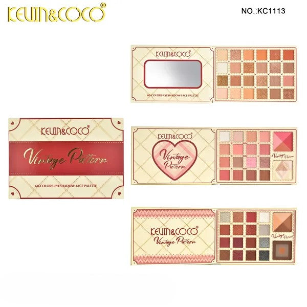 Paleta de Maquillaje Face Palette de 60 Tonos