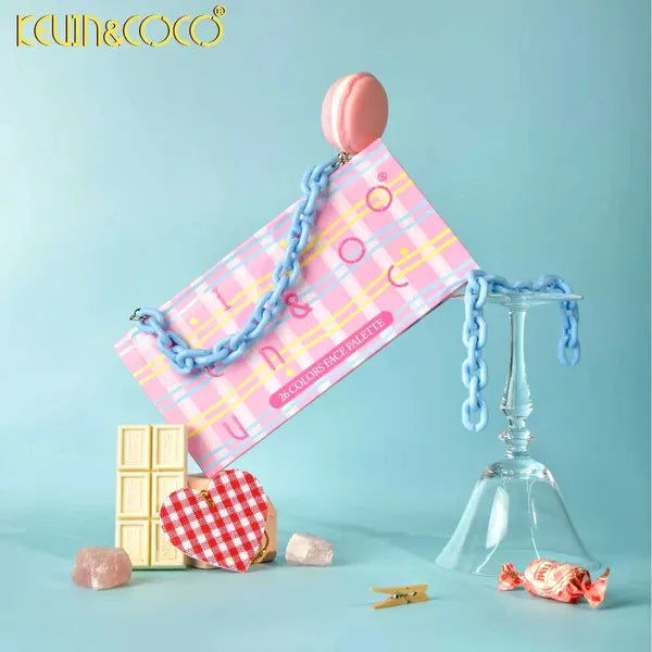 Paleta de sombras de ojos DreamWeaver Express de 26 colores .