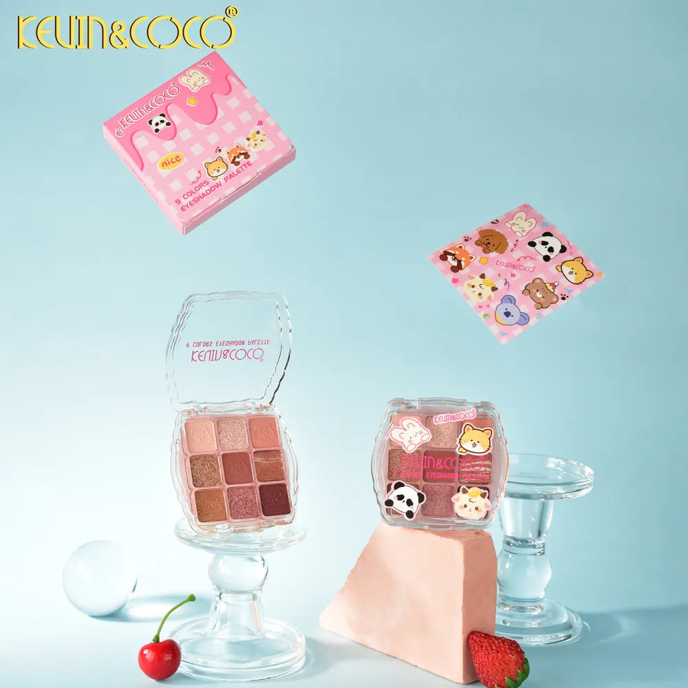 Paleta de Sombra de Ojos 9 Tonos Eyeshadow Palette