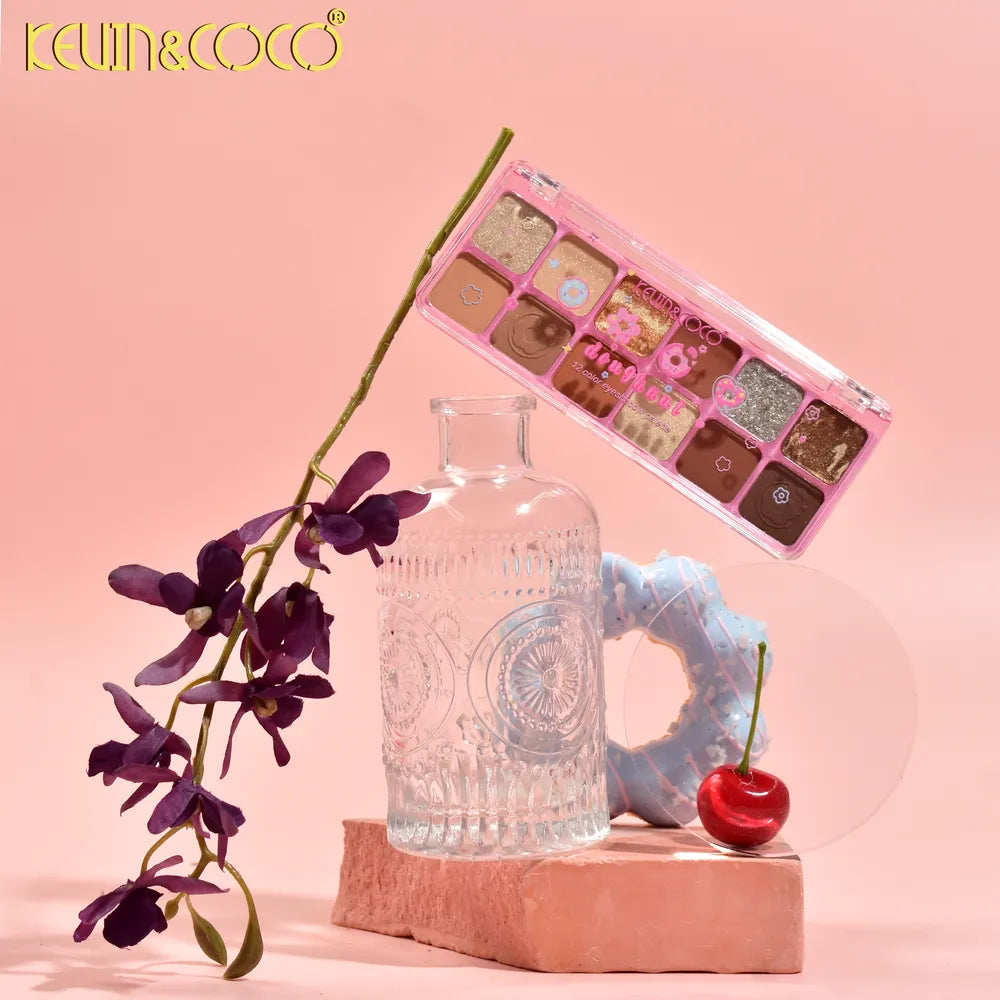 Paleta de Sombra de Ojos 12 Tonos