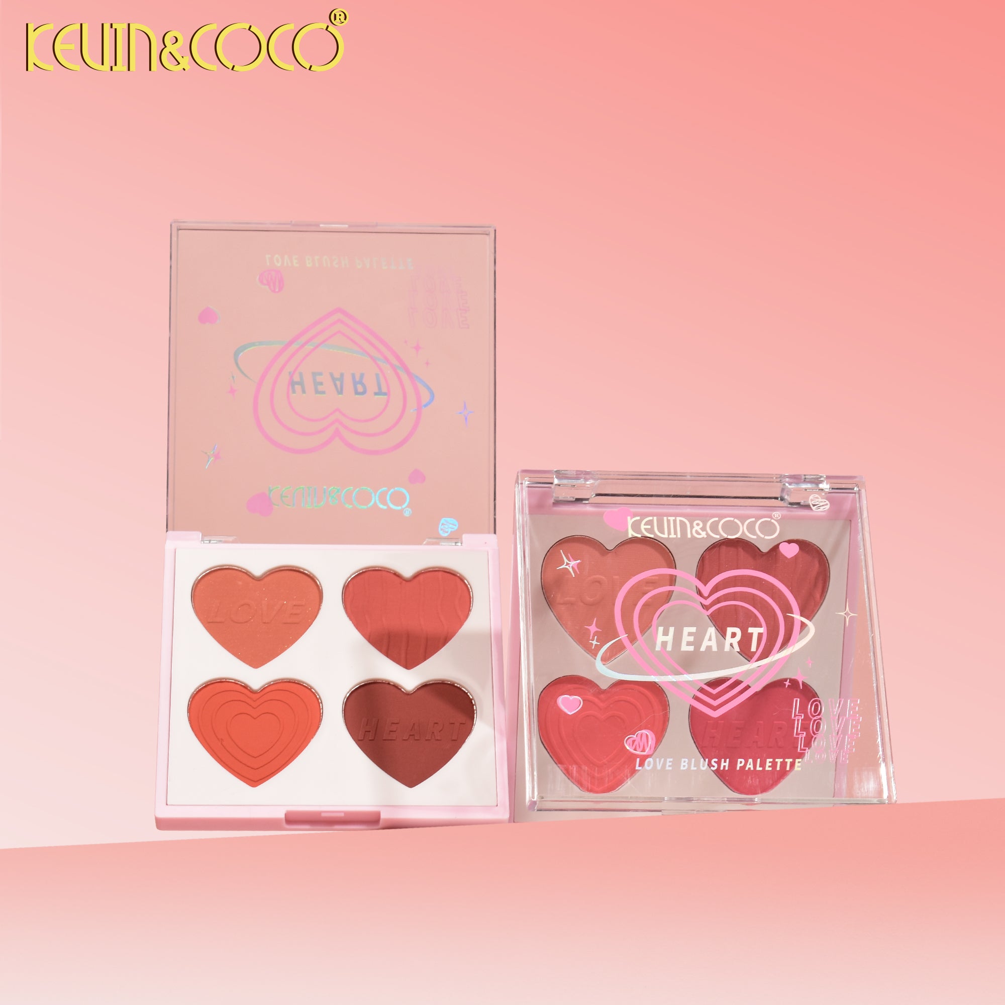 Paleta de Colorete de 4 Tonos