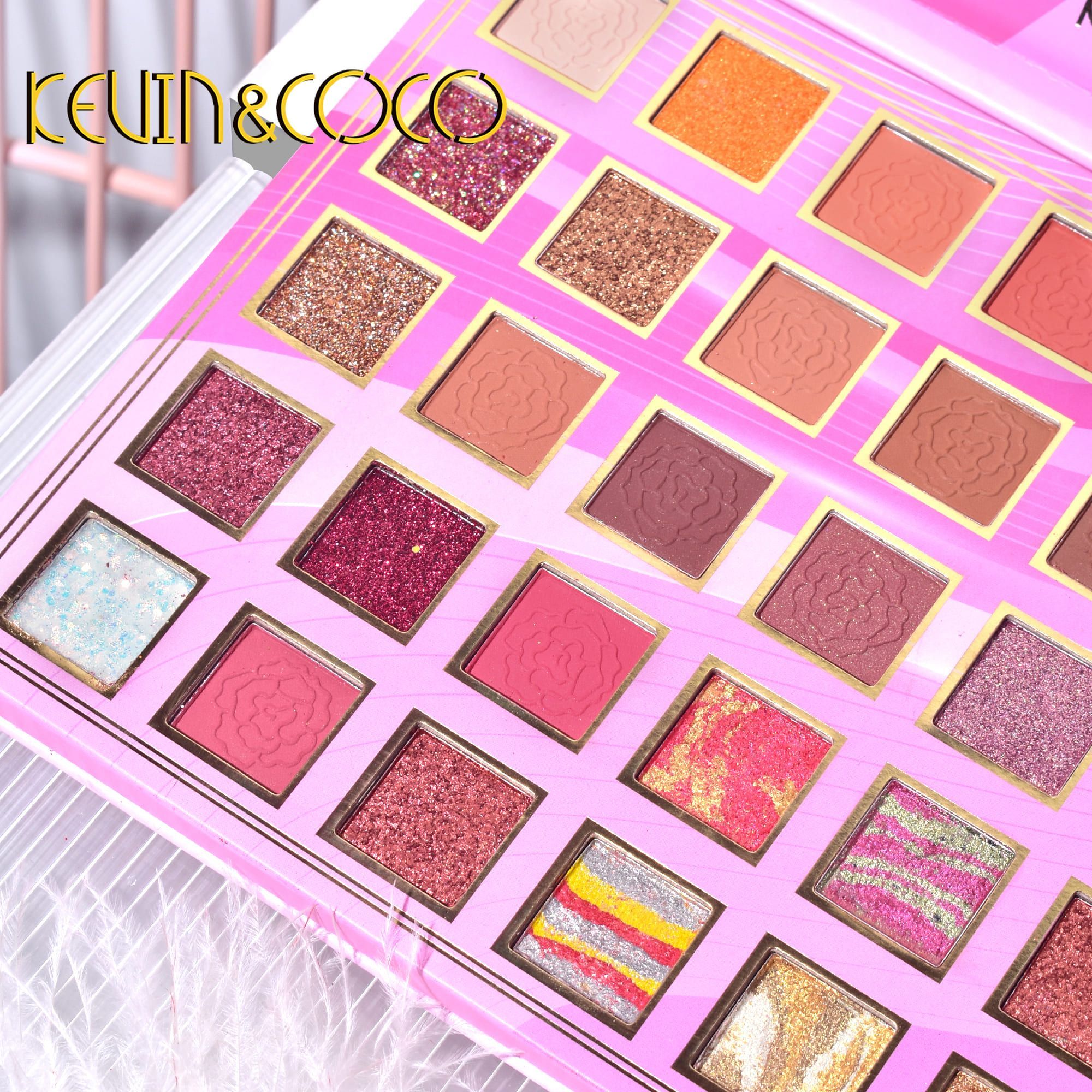 KEVIN&COCO 40colour barbie girl eyeshadow palette Hongxuan Cosmetics (2)