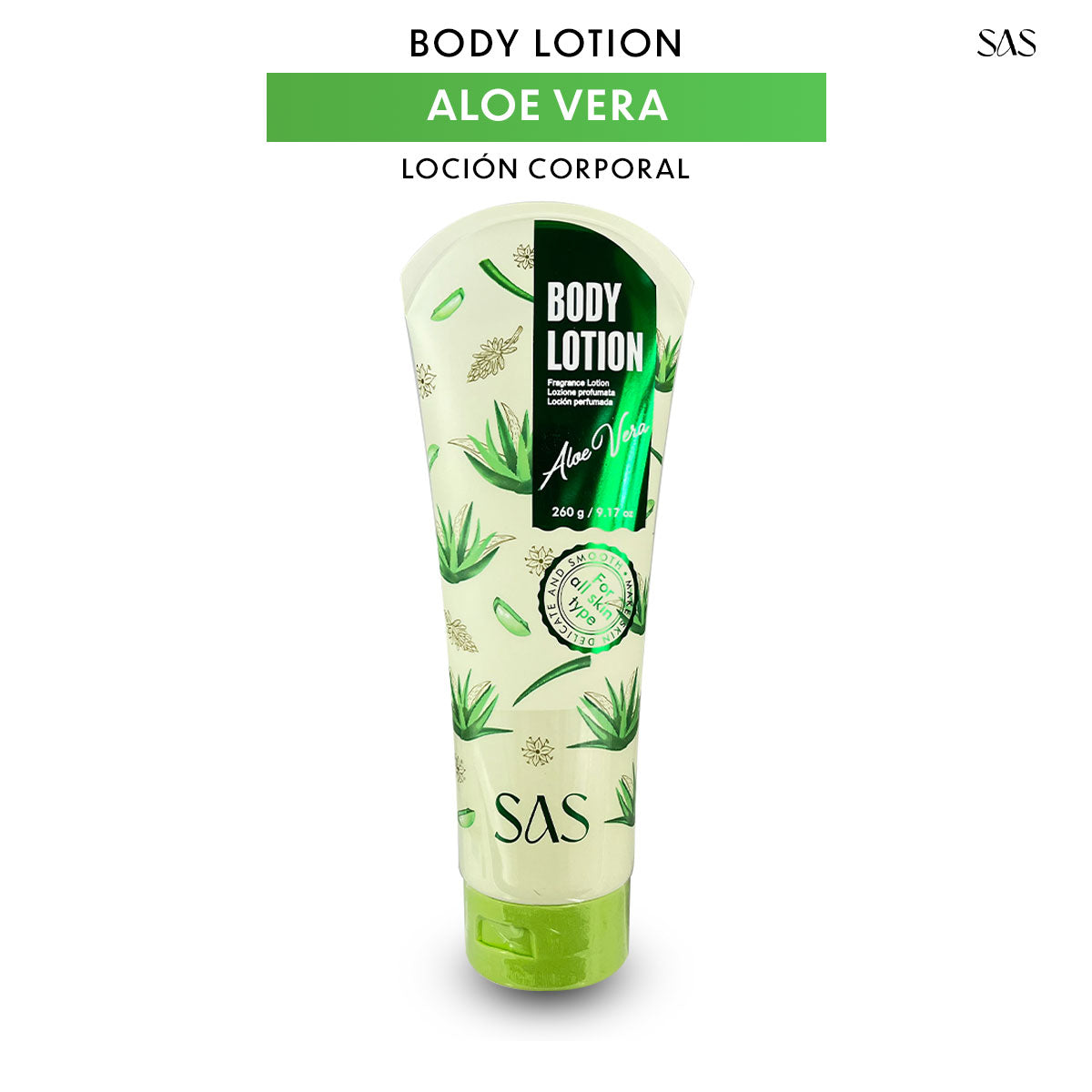 Loción Corporal Perfumada con Aloe Vera