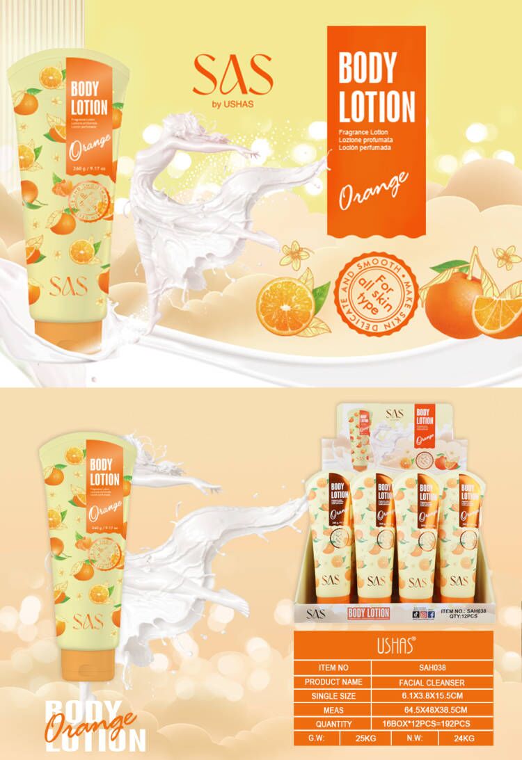 Loción Corporal Perfumada con Naranja