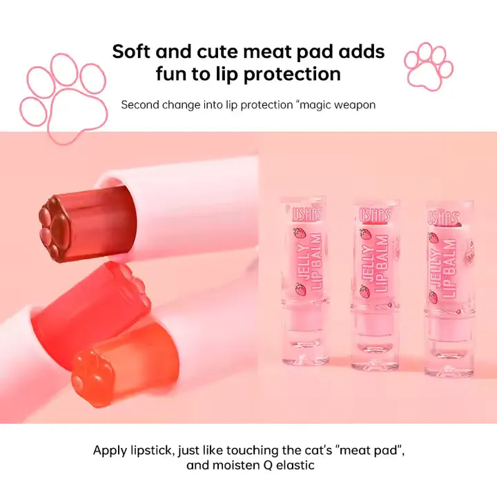 Lip Balm Jelly Cat´s Paw con Almohadilla de Pata del Gato. Bálsamo Labial.
