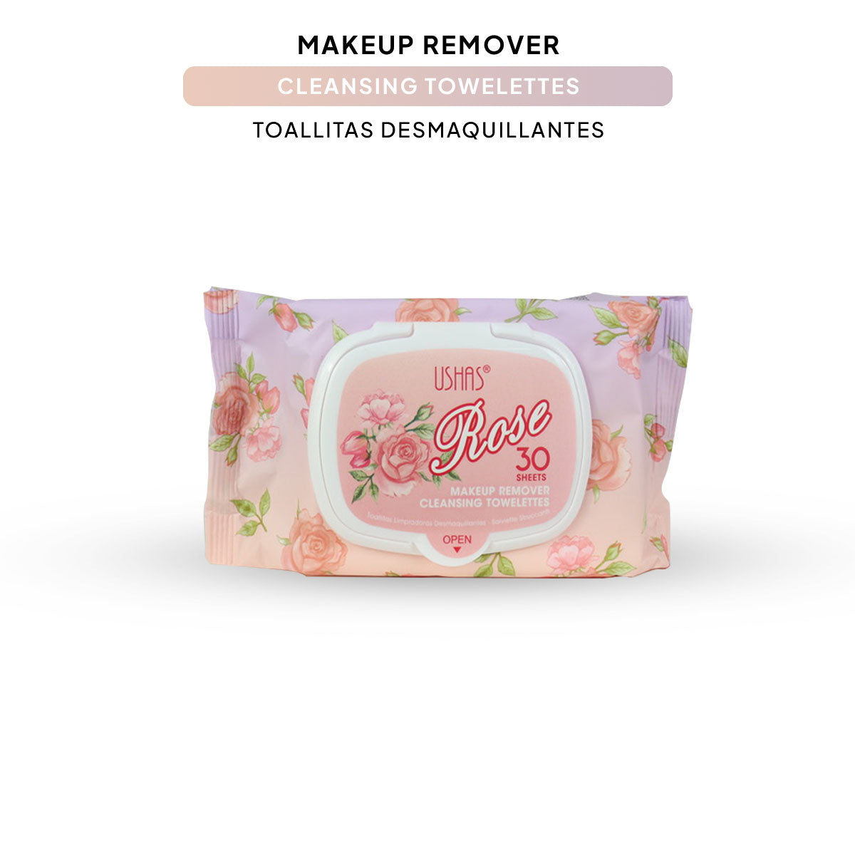 Toallitas Desmaquillantes 30 Unidades/Caja Rosa