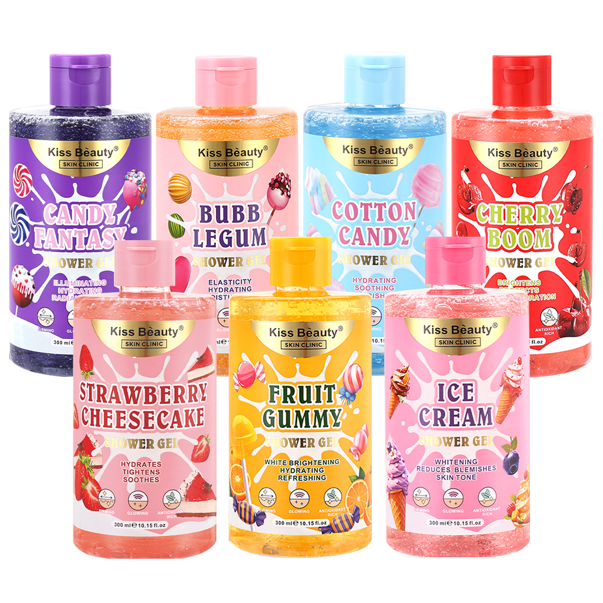 Gel de Ducha Fantasy, Ilumina, Firmeza y Antioxidante. 300 ml