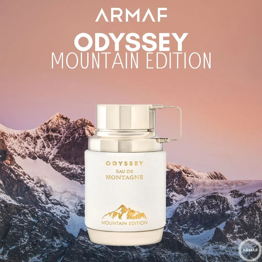 Odyssey Eau de Montagne Armaf para Hombres y Mujeres, Perfume Árabe de Larga Duración, Eau de Parfum Unisex 100 ml.