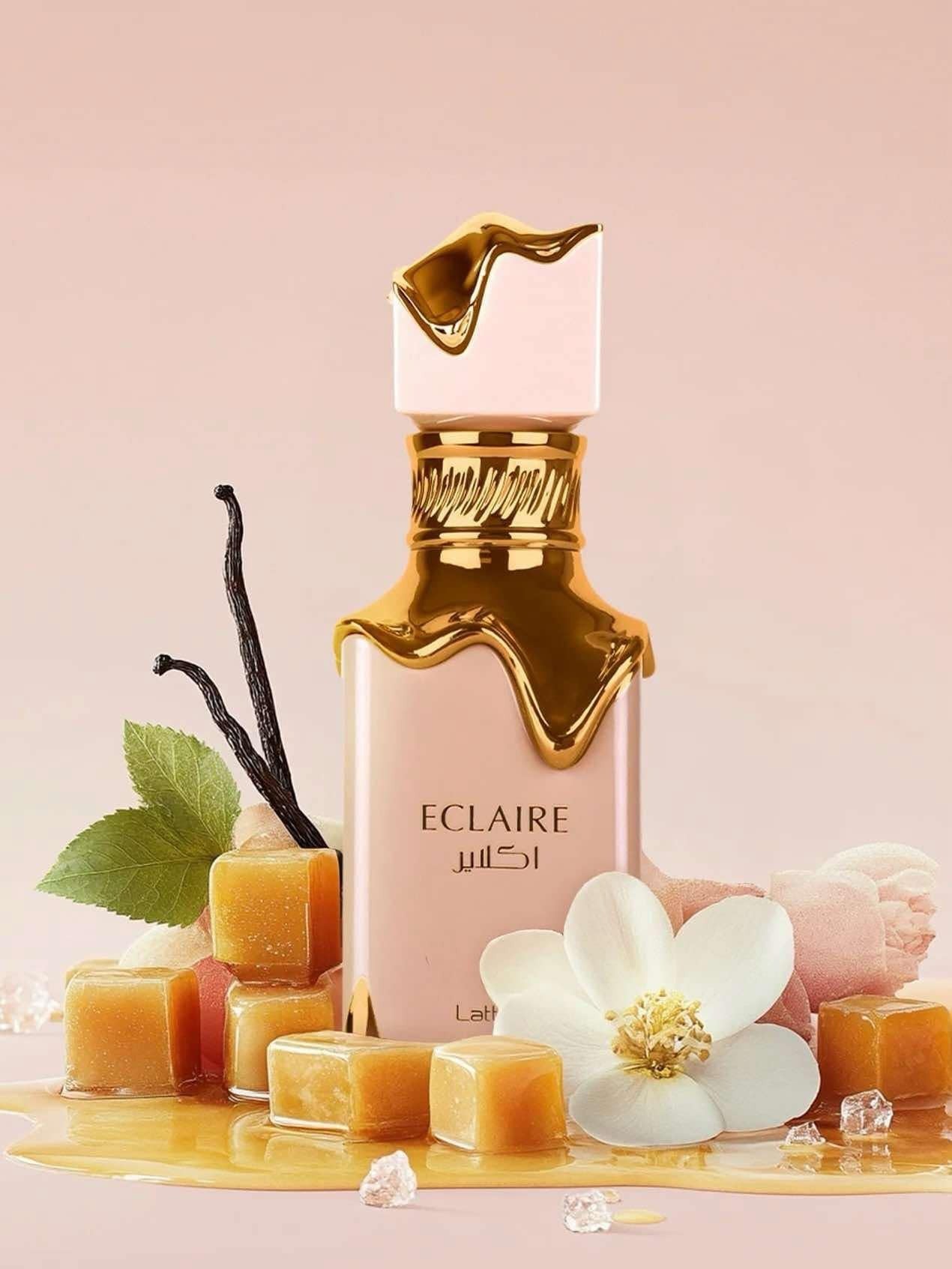 Eclaire Lattafa Perfumes para Mujeres , Eau de Parfum 100 ml, Perfume Árabe de Larga Duración.
