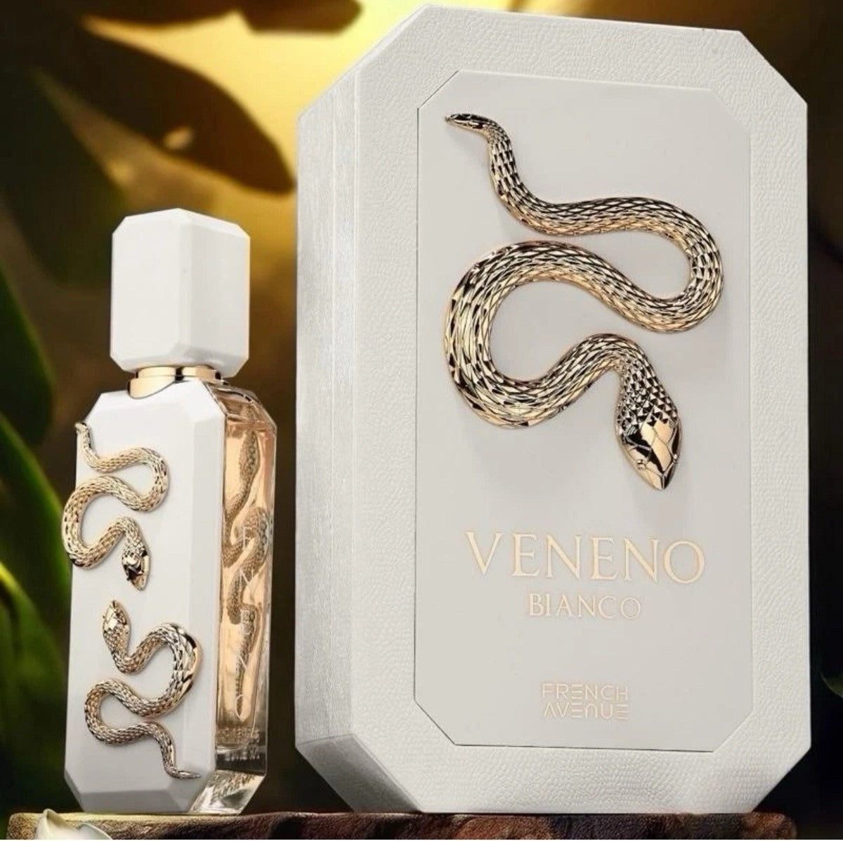 100 ml Veneno Bianco French Avenue para Hombres y Mujeres, Eau de Parfum Unisex, Perfume Árabe de Larga Duración.