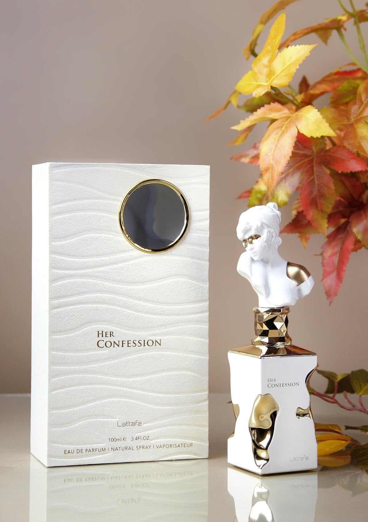 Her Confession Lattafa Perfumes para Mujeres, Eau de Parfum 100 ml, Perfume Árabe de Larga Duración.