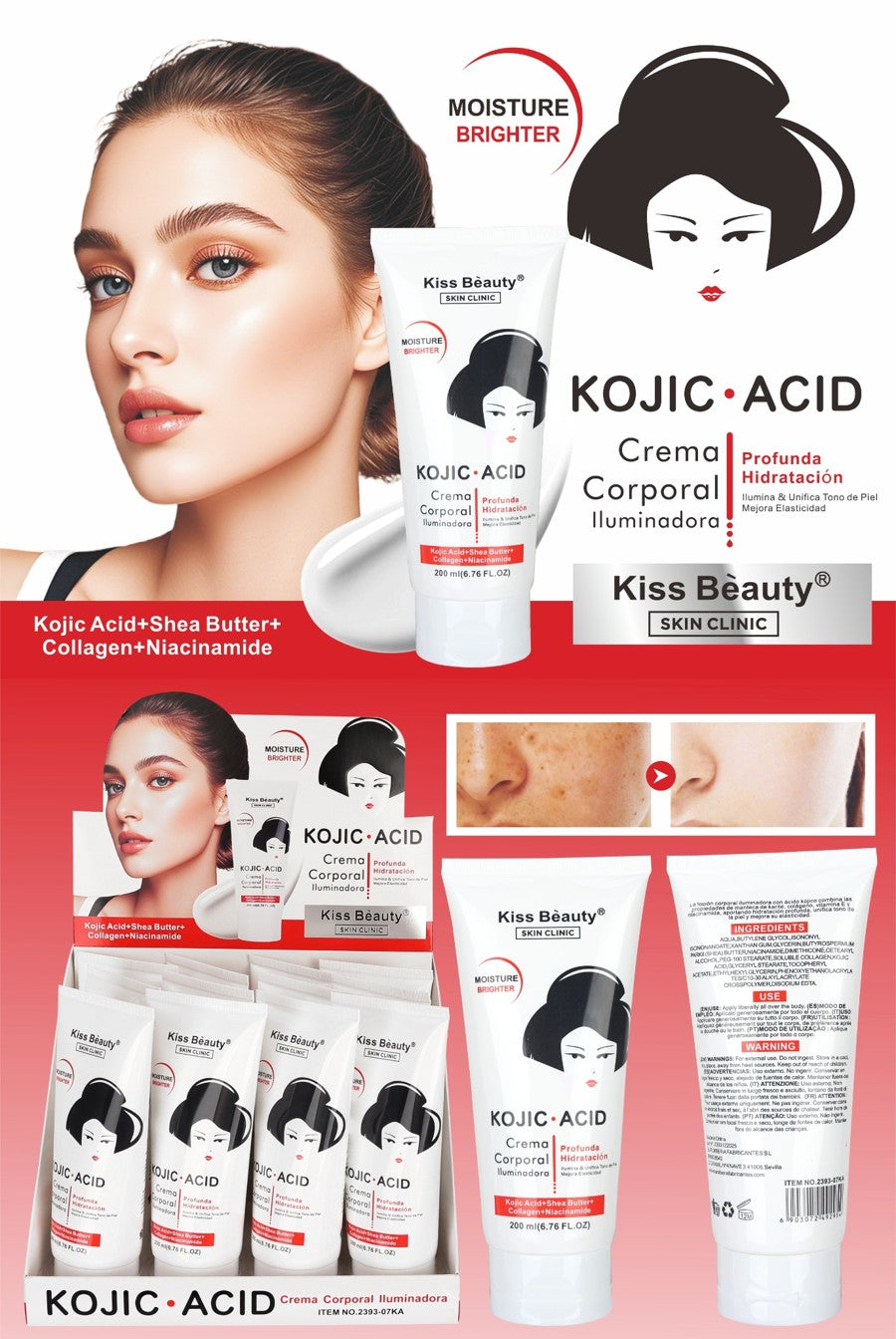 Crema Corporal Iluminadora con Kojic Acid