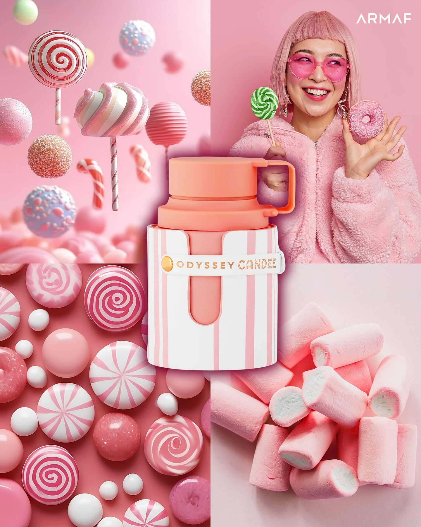 Odyssey Candee Armaf para Mujeres, Perfuma Árabe Larga Duración, Eau de Parfum para Mujeres 100 ml.