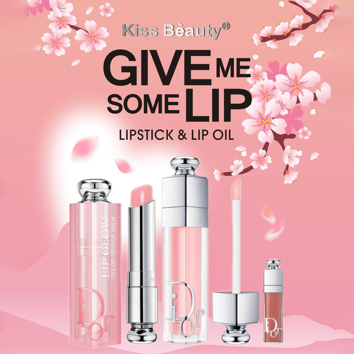 Pack Lip Gloss & Barra Labial & Aceite Labial