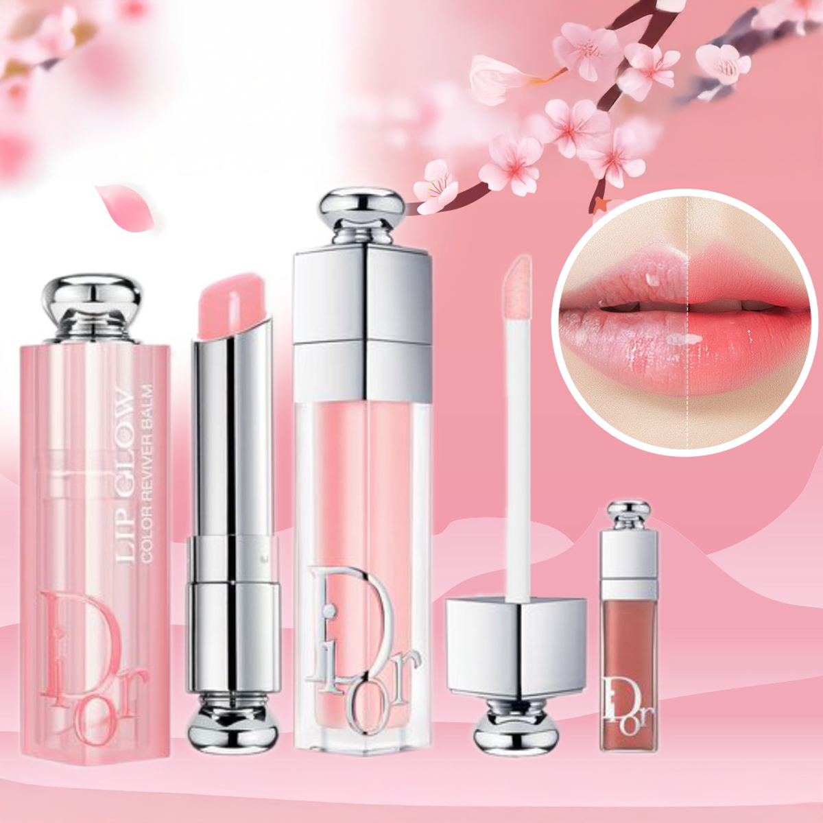 Pack Lip Gloss & Barra Labial & Aceite Labial