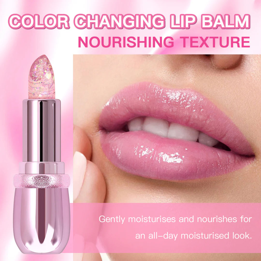 Lip Balm Cristal Mágico, Bálsamo Labial Mágico que Cambia de Color y que Activa con PH.