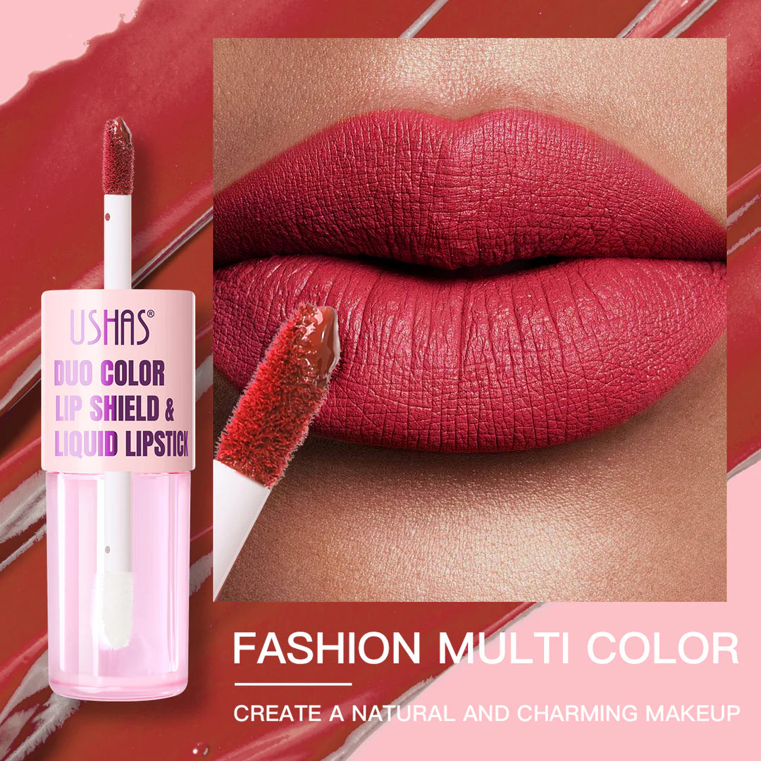 Lip Stick Doble, Brillo y Pinta Labios