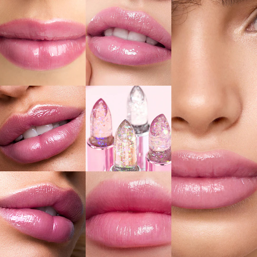 Lip Balm Cristal Mágico, Bálsamo Labial Mágico que Cambia de Color y que Activa con PH.