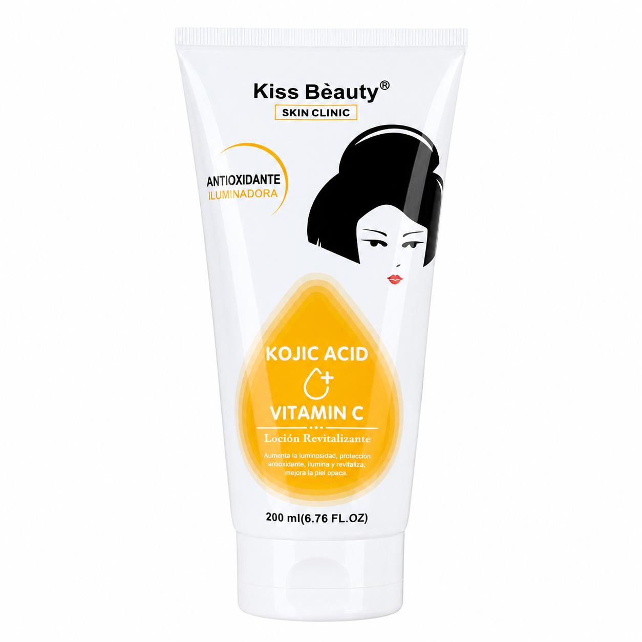 Serie de Loción Hidratante Corporal Iluminadora con Kojic Acid , Boost, Hydro, Radiante, Refinadora, Suavizante. Con Ácido Hialurónico, AHA, Glutatión, Niacinamida y Vitamina C.