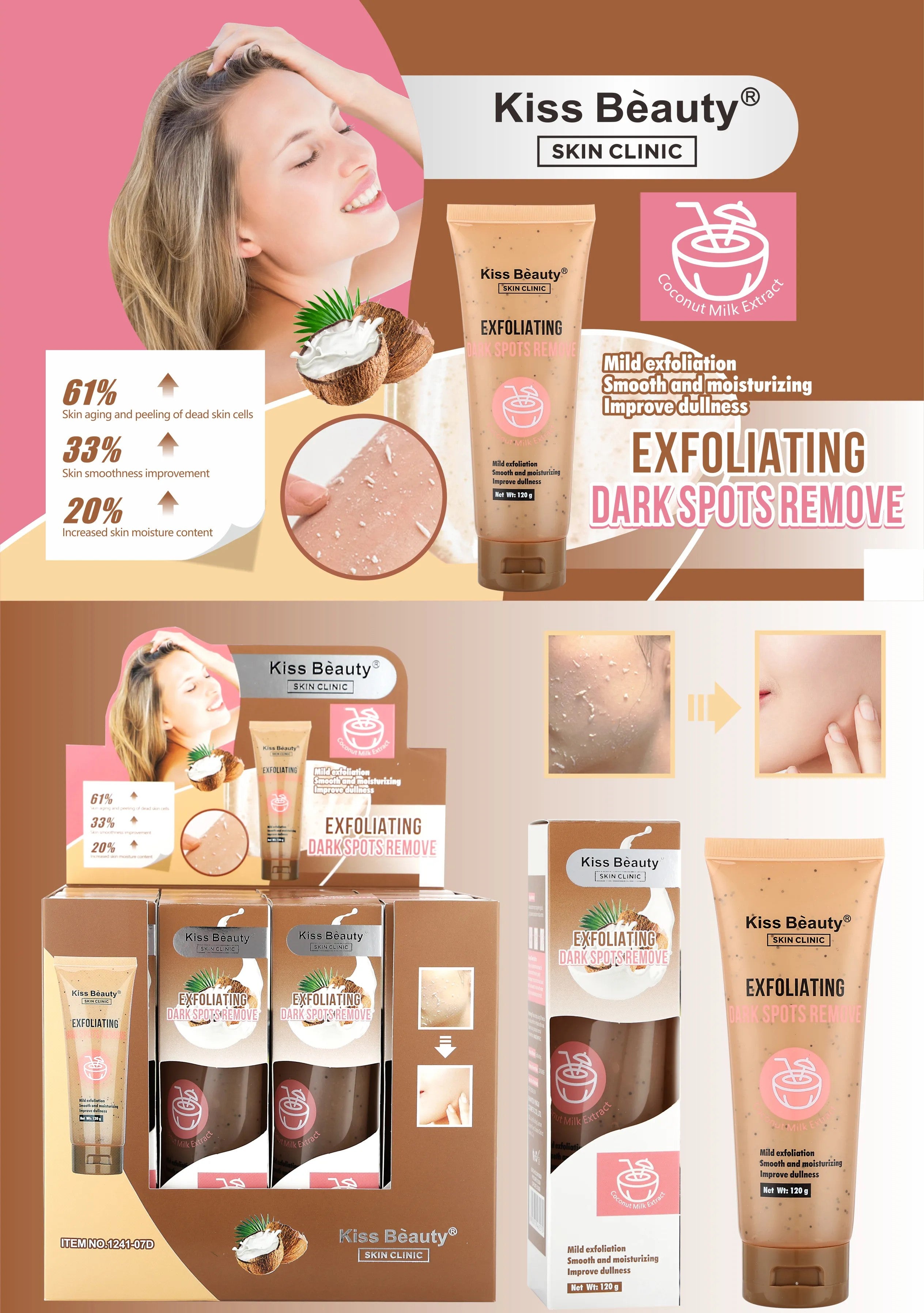 Exfoliante Corporal con Extracto de Coco