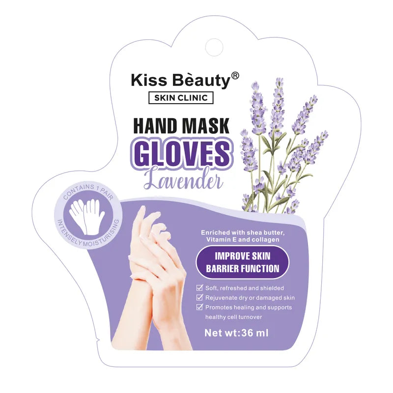 Mascarillas Enriquecidas para Manos con Lavanda