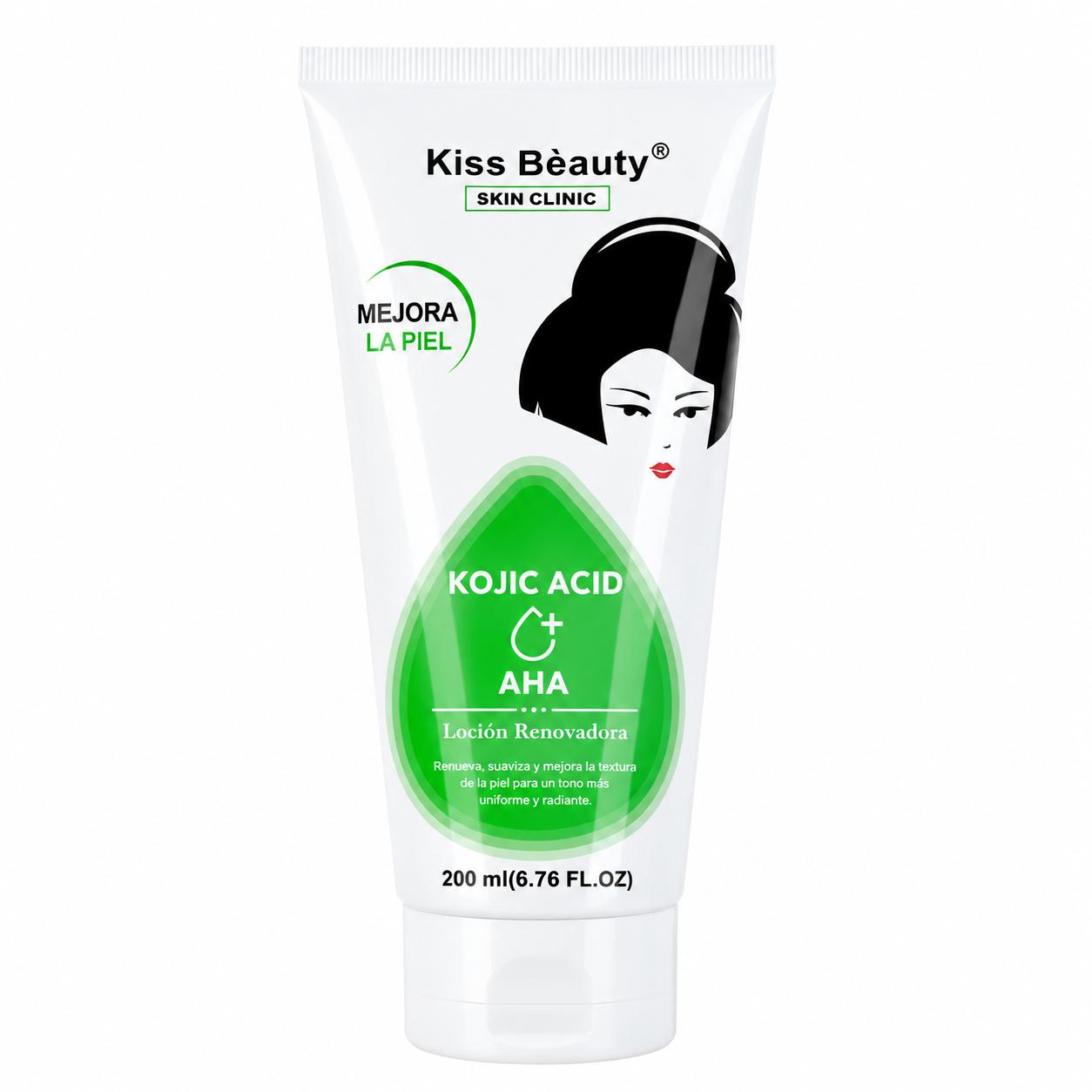 Serie de Loción Hidratante Corporal Iluminadora con Kojic Acid , Boost, Hydro, Radiante, Refinadora, Suavizante. Con Ácido Hialurónico, AHA, Glutatión, Niacinamida y Vitamina C.