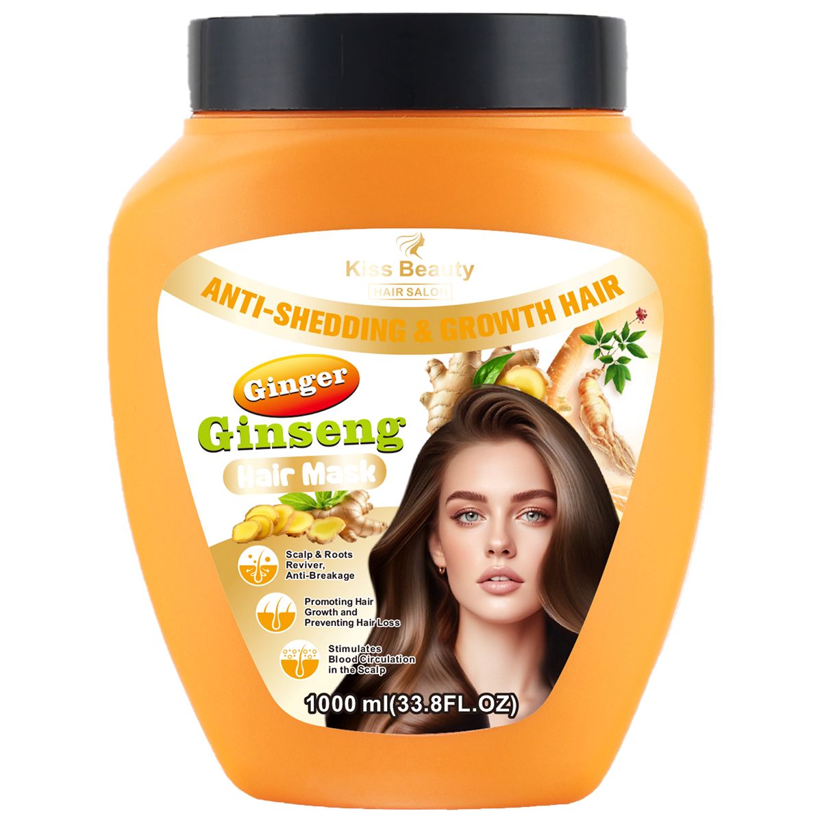 Mascarilla Capilar de Ginseng. Anticaída y favorece el crecimiento del cabello.