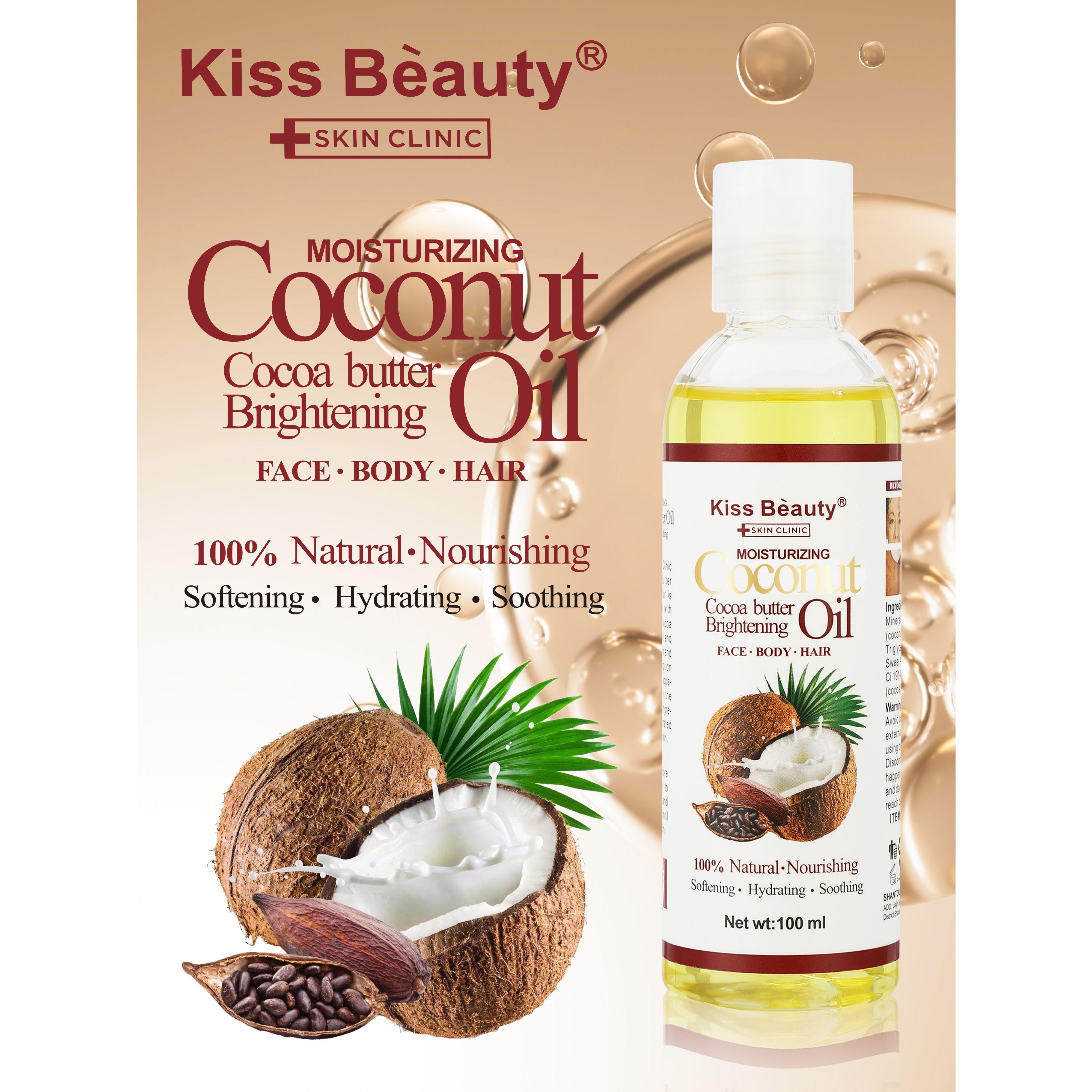 Aceites Naturales Multiuso para Rostro, Cuerpo y Cabello – Aceite de Baba de Caracol y Colágeno , Aceite de Coco y  Acei